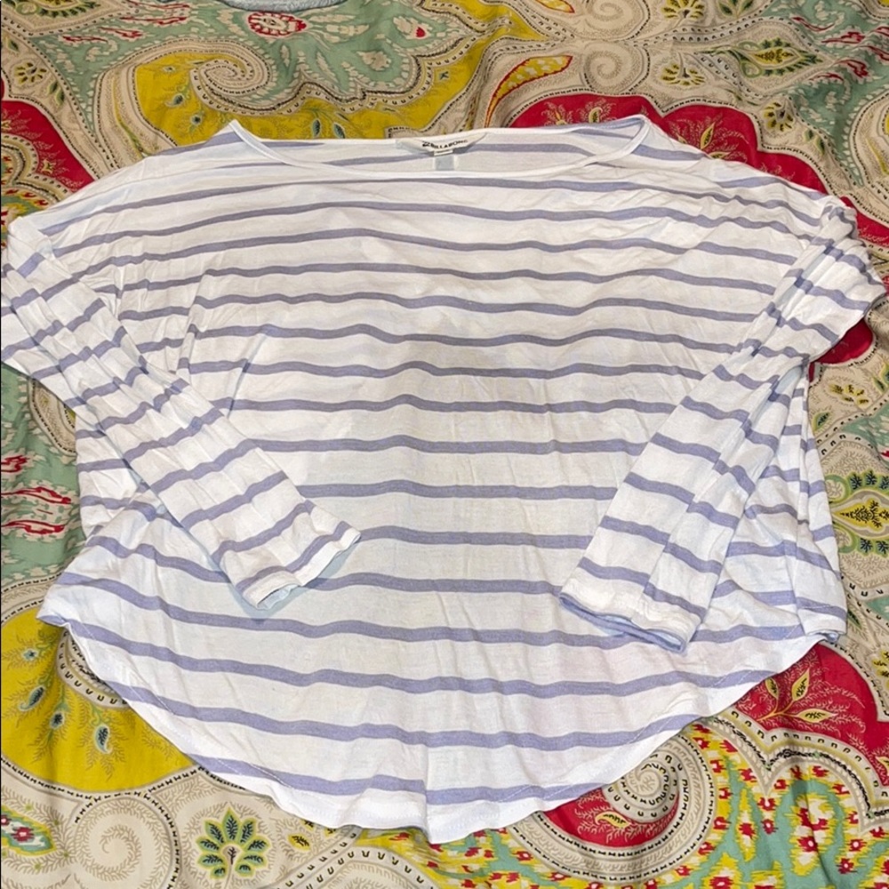 Purple & White Long Sleeve